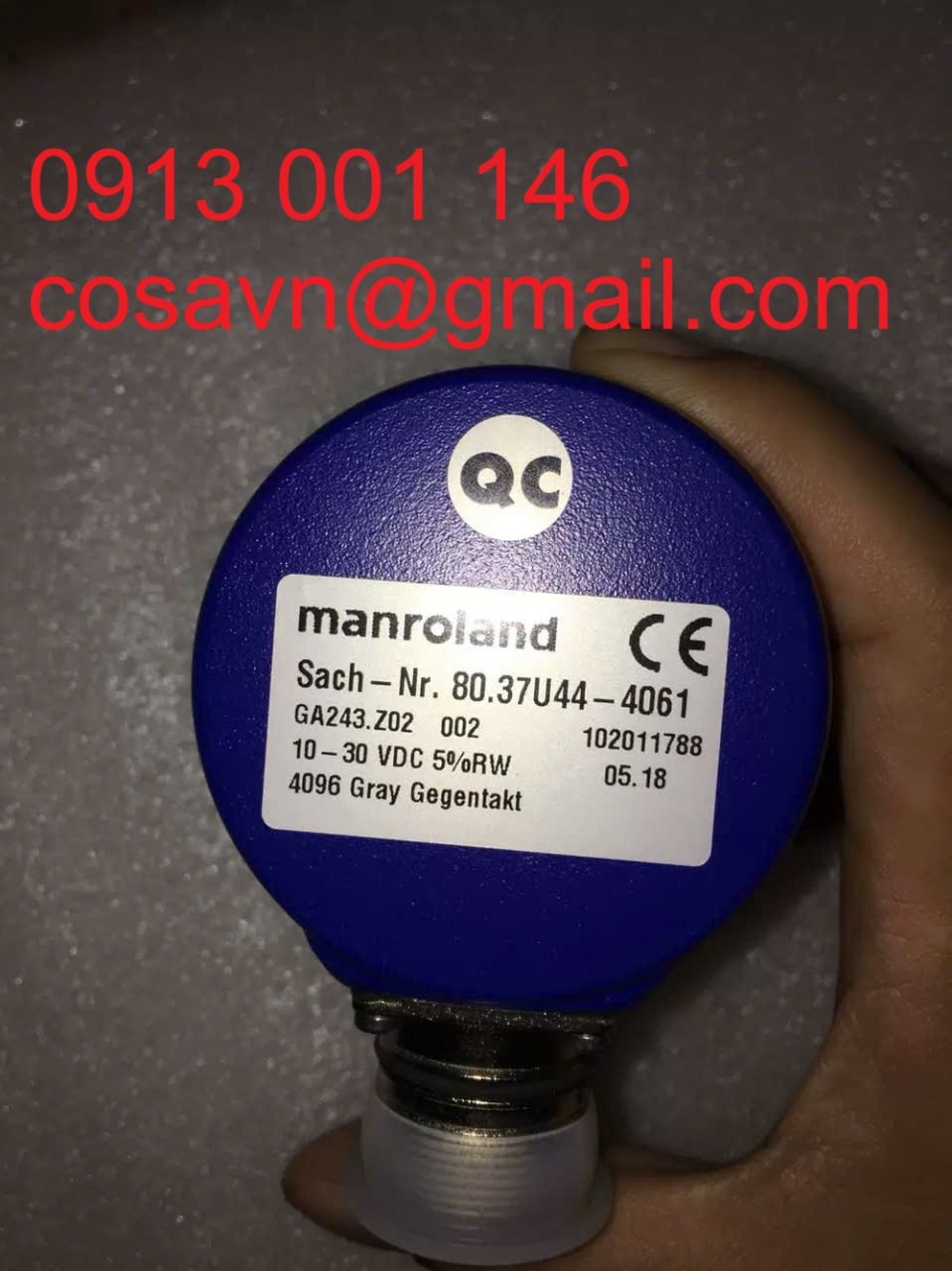 Manroland (hoặc Baumer sản xuất) Bộ mã hóa Manroland Sach-Nr. 80.37U44-4061; GA243.Z02